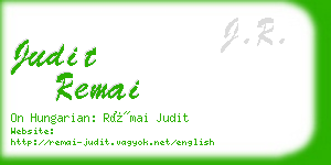 judit remai business card